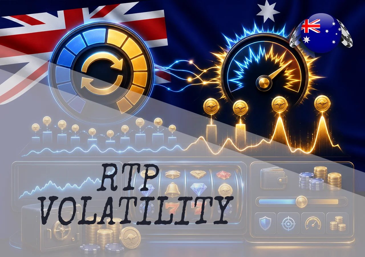 RTP and volatility in online pokies